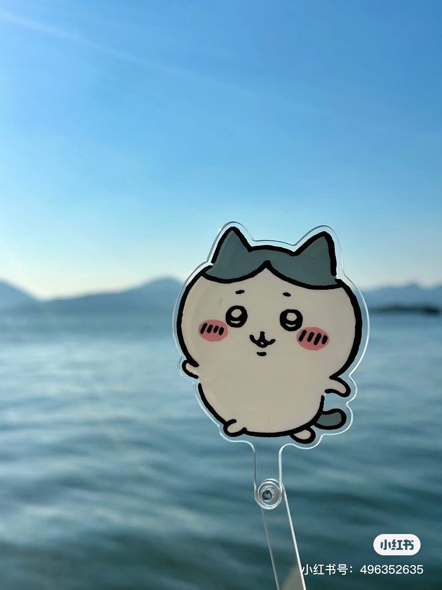 Chiikawa 吉伊卡哇|可爱角色自拍棒|約H115×W77×D7mm