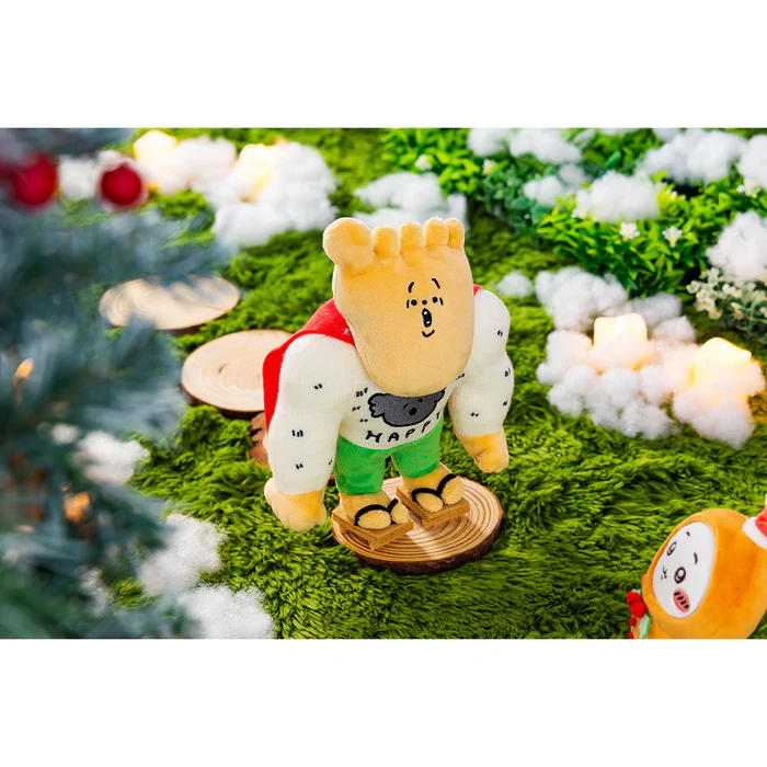 Chiikawa 吉伊卡哇|2024圣诞限定姜饼人系列大脚丫毛绒玩偶/摆件|约H230 x W160 x D100mm