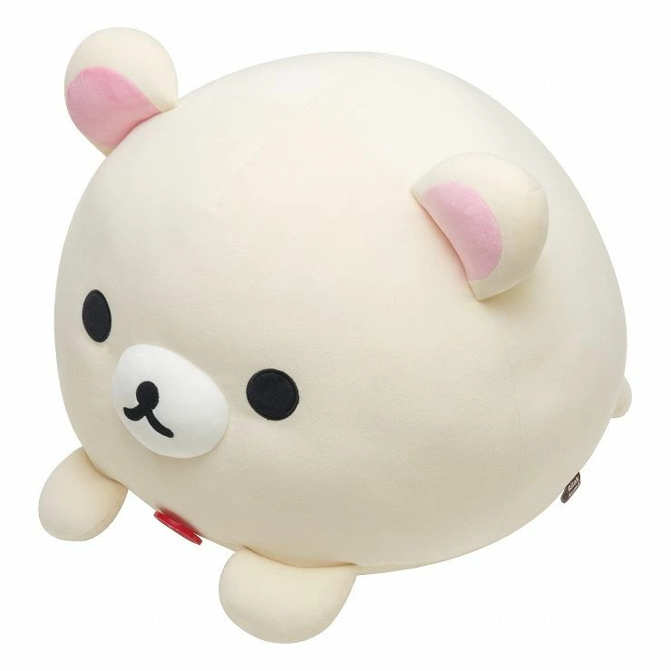 Rilakkuma轻松熊|San-X Super Mochimochi Daifuku Cushion 超好rua软糯圆滚滚抱枕/靠垫|约300×400×150mm