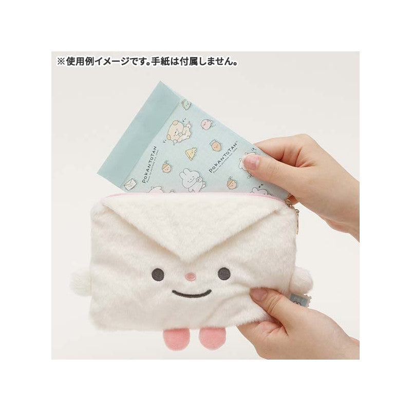 Pokantotan|信封收纳包/零钱包/化妆包/反面刺绣也可爱|约135×220×35mm