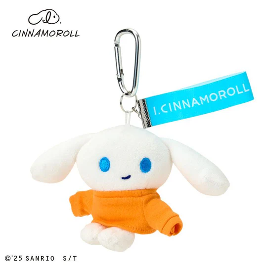 Sanrio|I.Cinnamoroll Love yourself more Mascot Holder /Plush Keychain| 11×5×9cm approx.