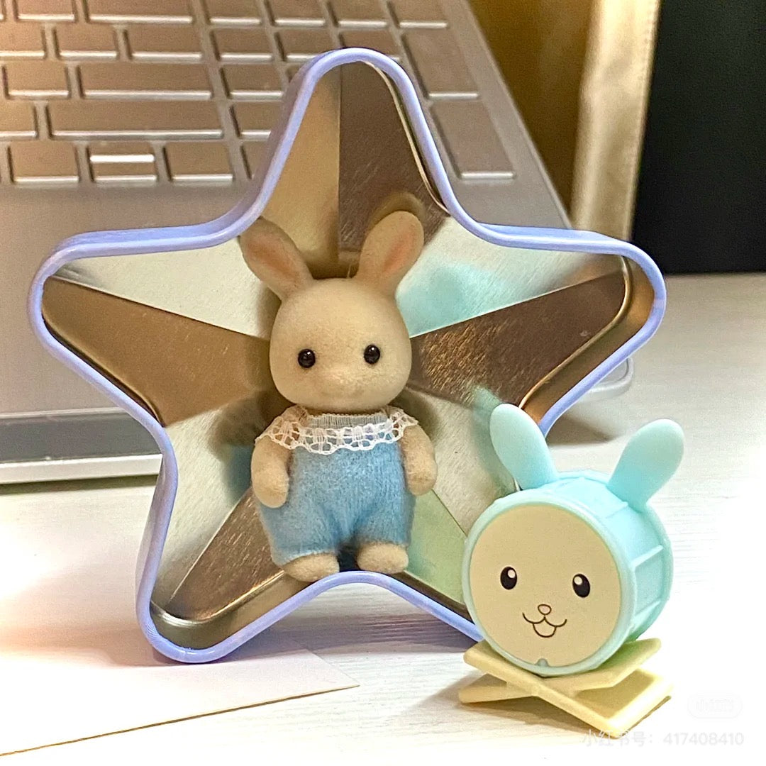 SylvanianFamilies|Milk Rabbit Baby Doll