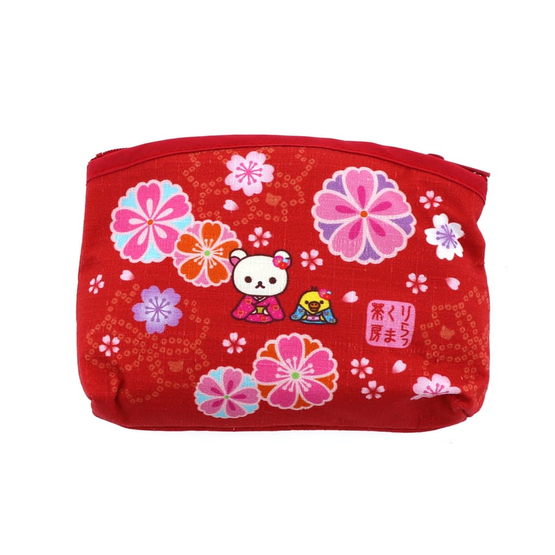 Rilakkuma轻松熊|茶房限定化妆包/收纳包|约W120×H90(mm)