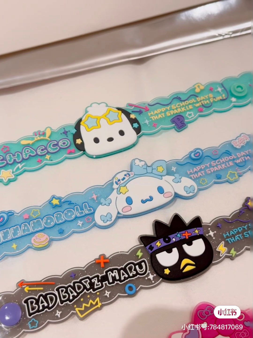 【limit 3】HelloKitty|Academy Sparkle Festival Character Rubber Band mystery bag/blind box/All 8 types|1pcs