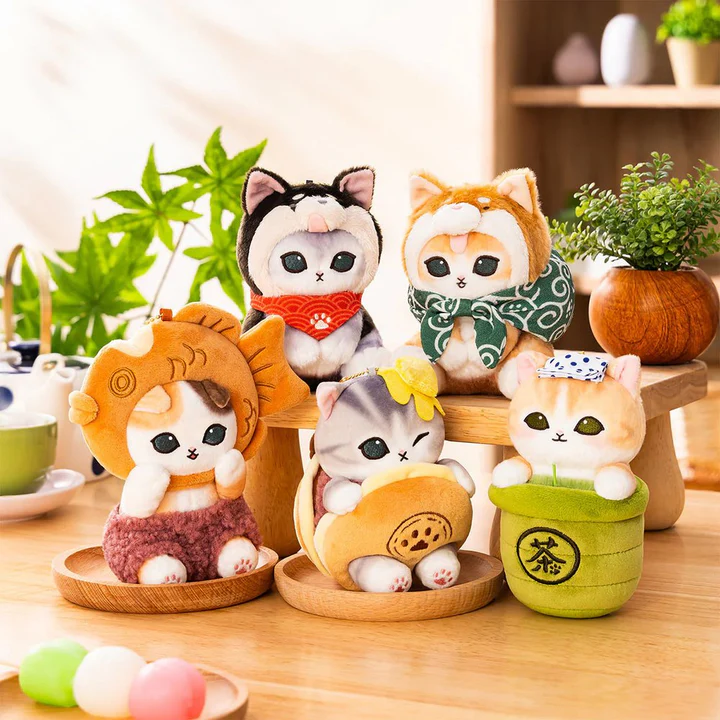 Mofusand| Shiba Inu cat Mascot Holder /Plush Keychain|H125×W97×D120mm approx.
