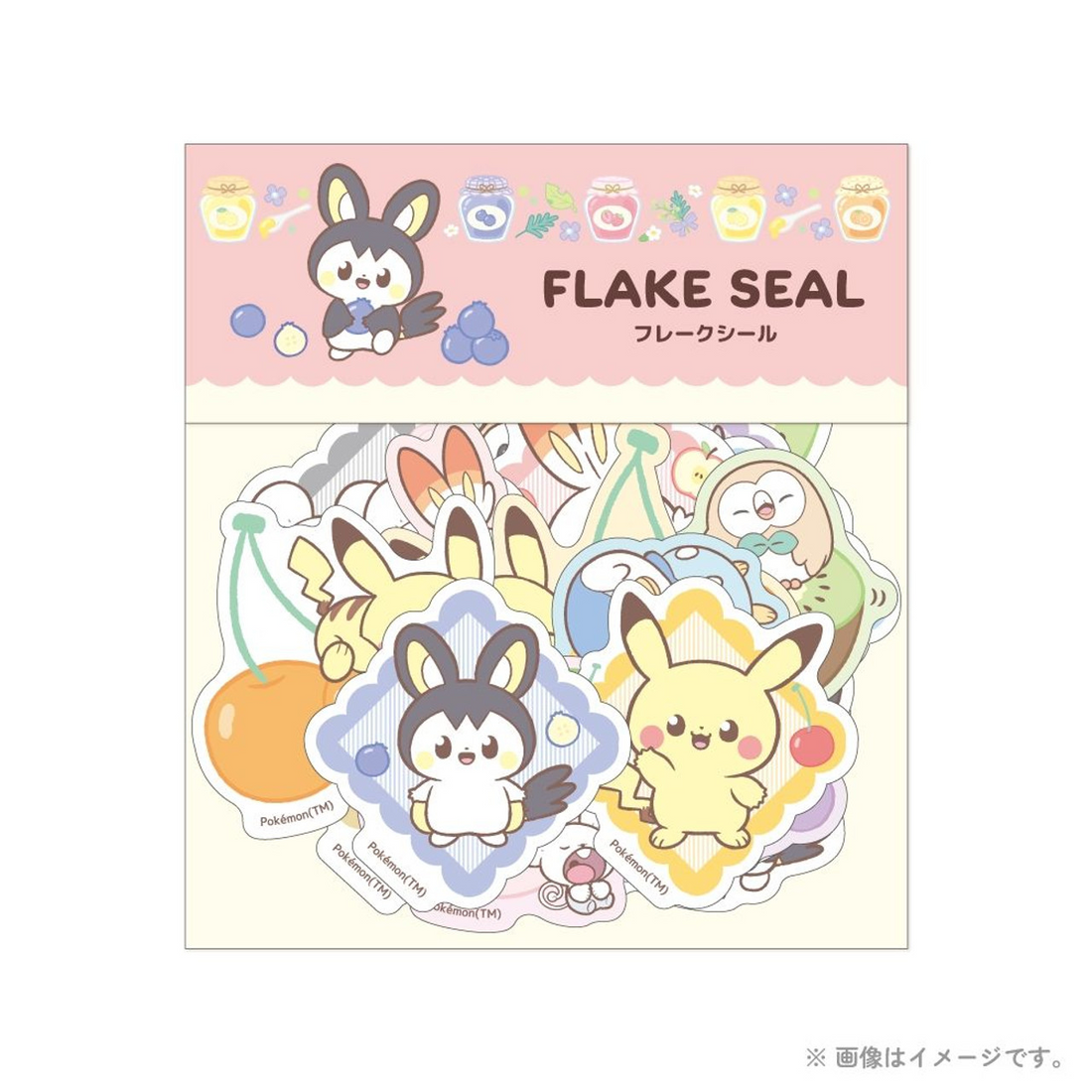 Pikachu|Die-cut Flake Seal Sticker Pack |26 pieces