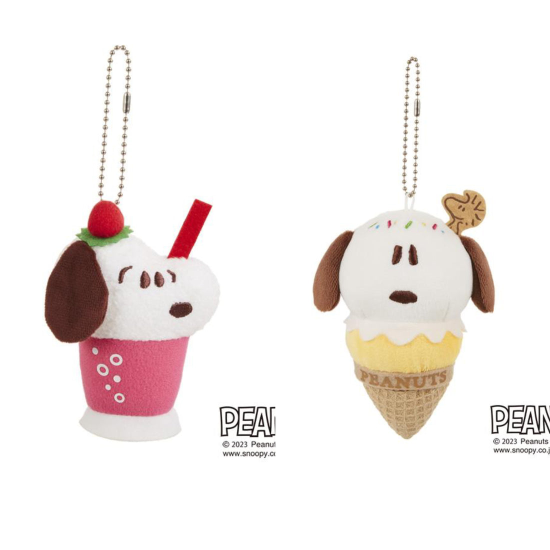 Snoopy|夏日冰激凌限定史努比毛绒挂件|约H10.5×W7.5×D4.5cm
