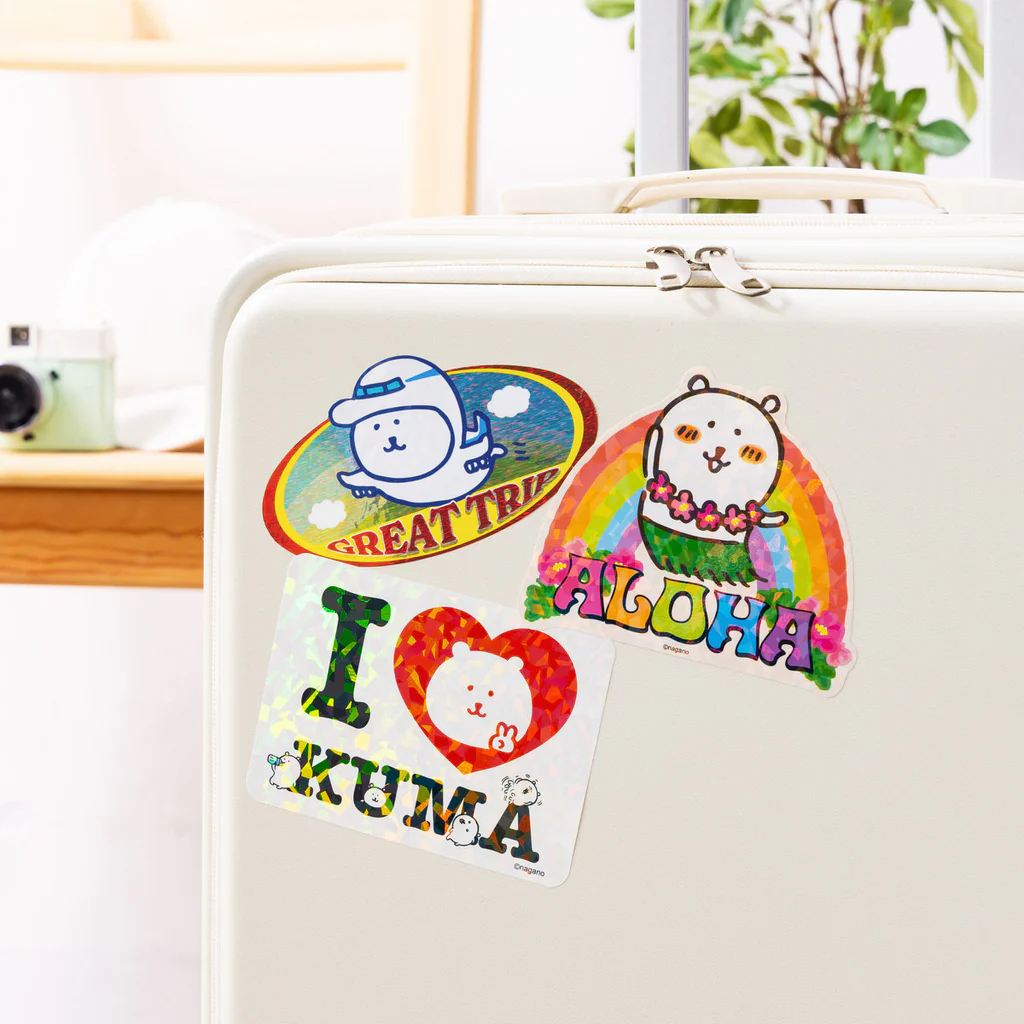 Nagano|Characters Hologram Large Sticker|H68 x W126mm approx.