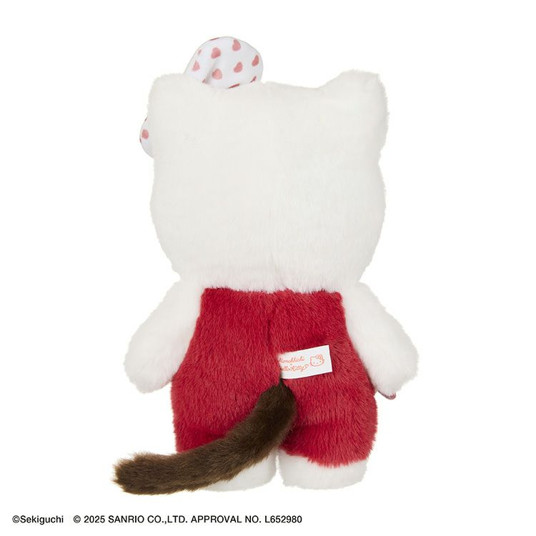 Monchhichi|Monchhichi x Hello Kitty Plush S Hello Kitty|H20 x W12 x D10cm approx.