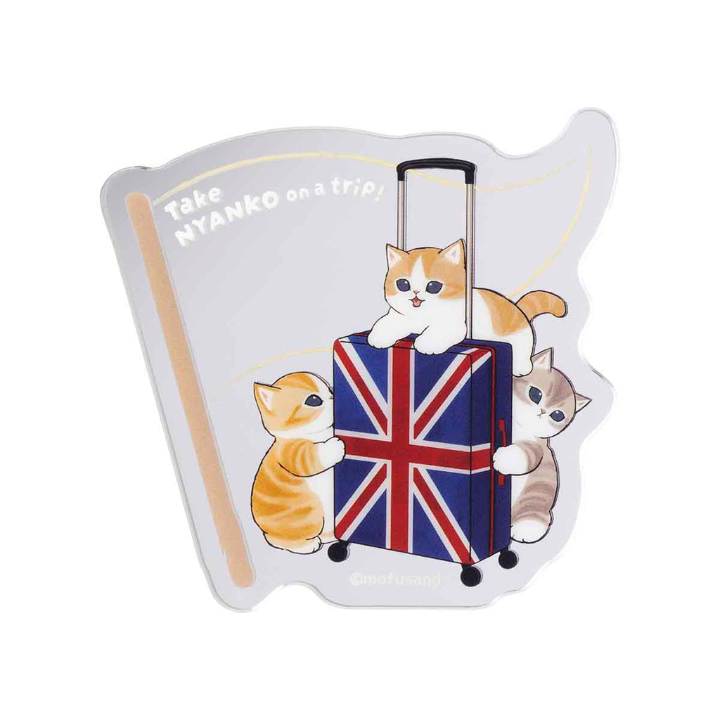 Mofusand|mofumofuJourney Trading Acrylic Mirror Stickers mystery bag/blind box/All 8 types|1pcs