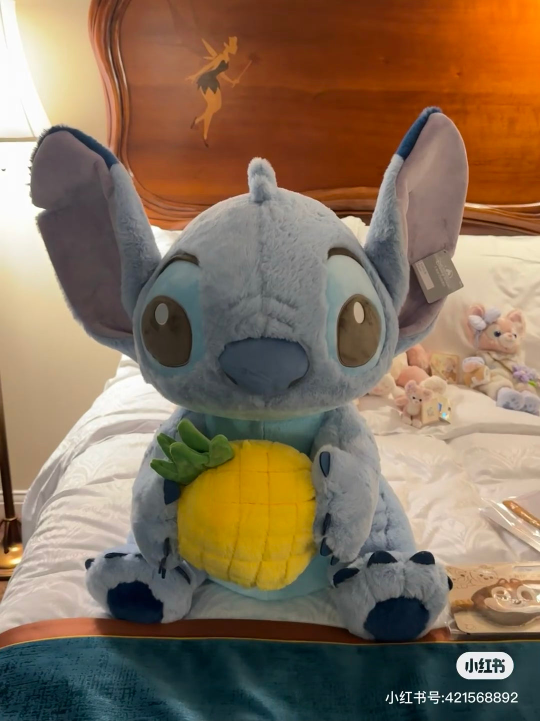 Disney SH|抱抱菠萝超大史迪仔公仔/玩偶