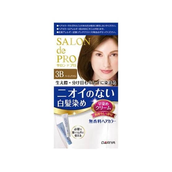 Dariya|Salon de Pro Fragrance-free Hair Color Quick Dye Cream|100ml