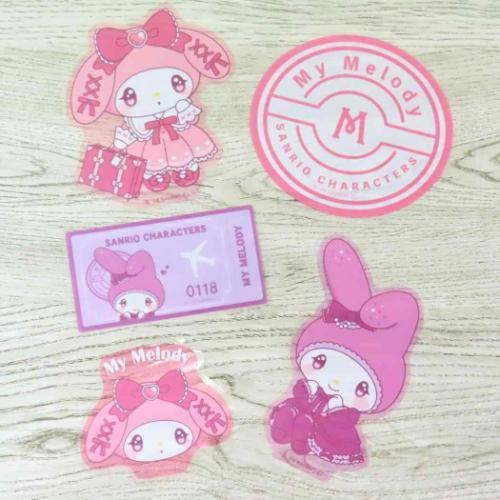 Sanrio|Travel Lady Vinyl Sticker Set|5 piece