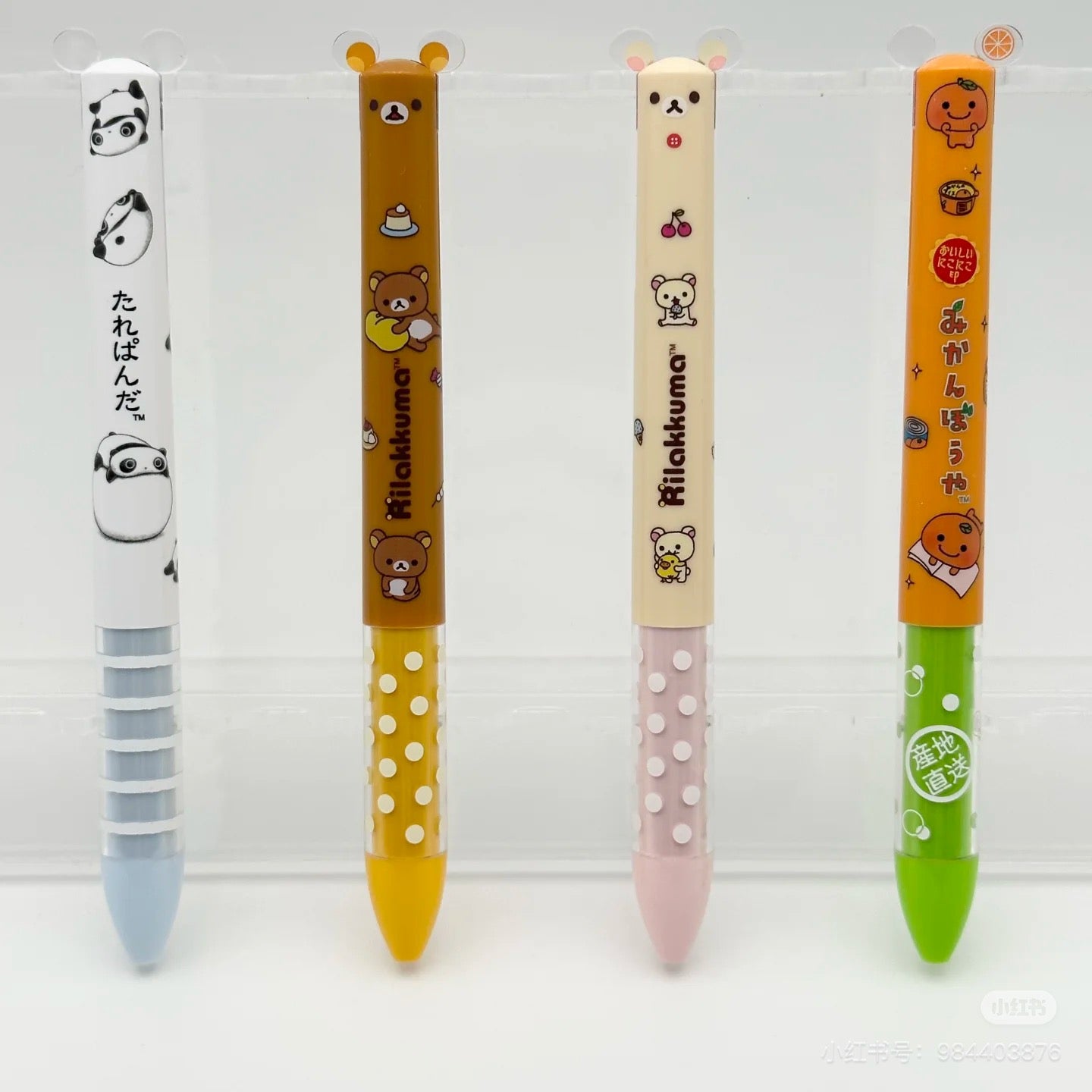 SANX|Two Color Mimi Pen 怀旧系列可爱角色红/黑双色圆珠笔|芯0.7mm