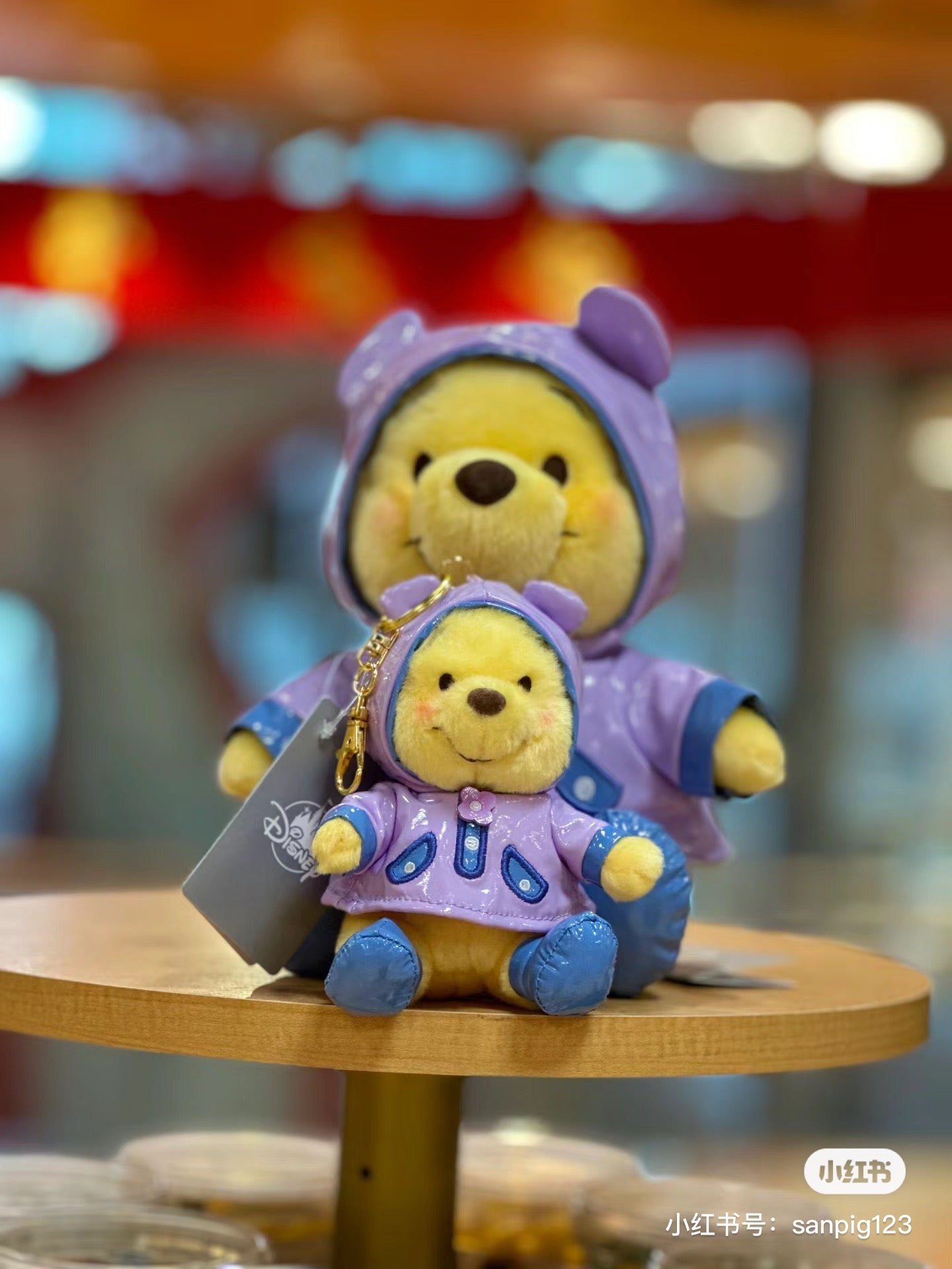 Disney迪士尼|雨衣系列挂件/帽帽可脱|高約 24cm