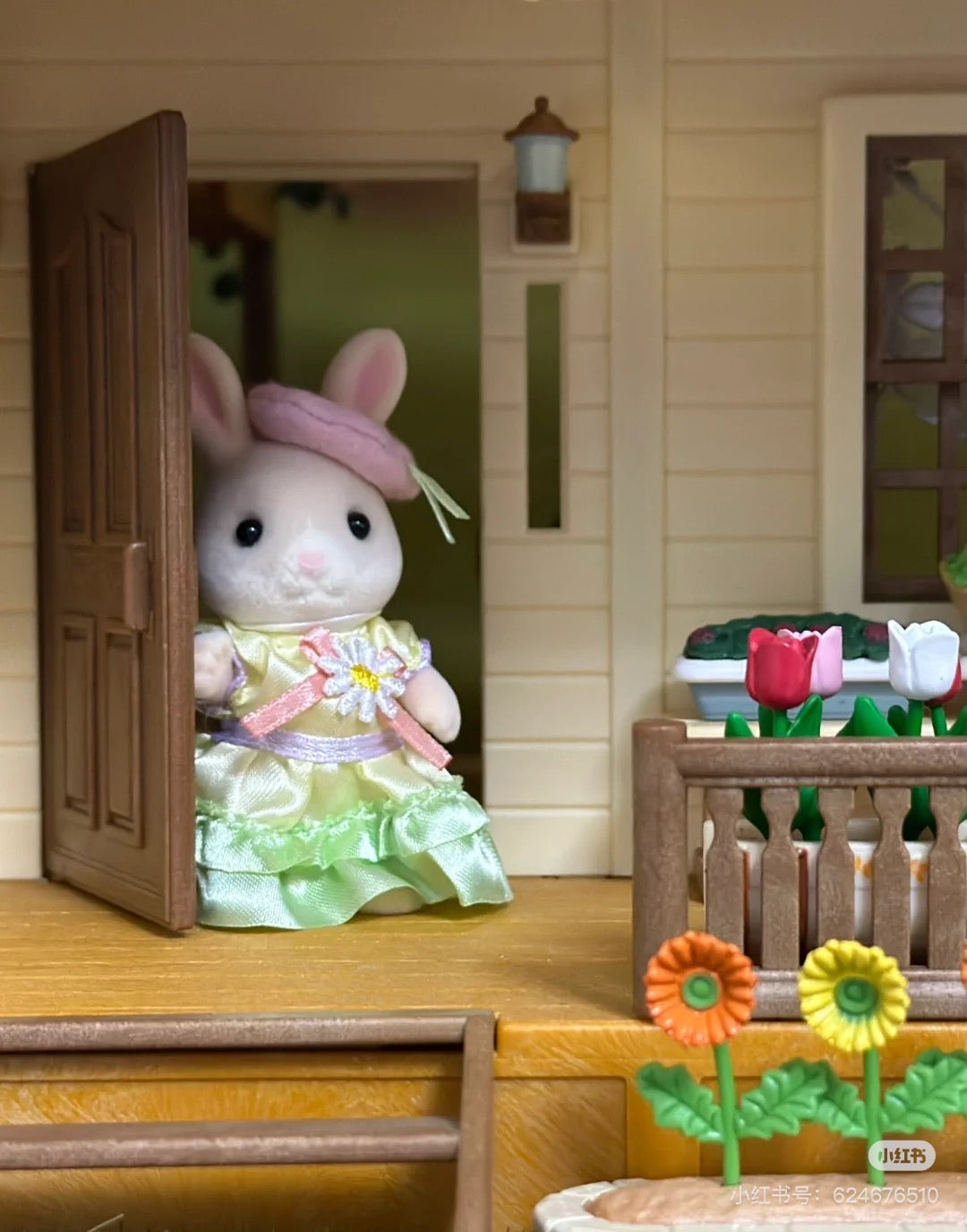 SylvanianFamilies森贝儿家族|Easter Celebration Set复活节玛格丽兔情侣站宝套组/玩具/过家家5691