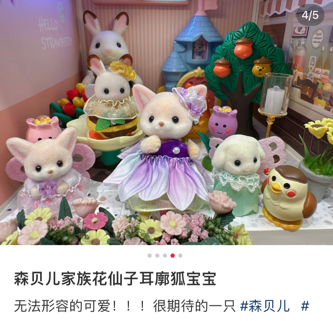 【limit 1】SylvanianFamilies|Flower Dresses Baby Trio