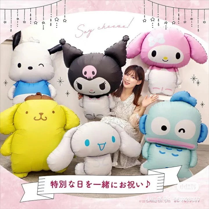 Sanrio|超大充气球/派对/生日气球/拍照神器/正反双图案都可爱|充气后约80cm
