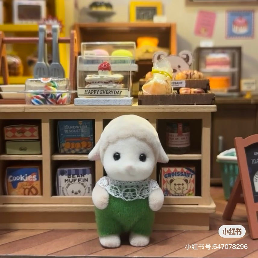 SylvanianFamilies|Sheep Baby Doll "Emma Dale"