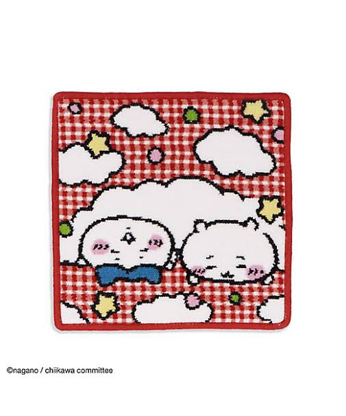 Chiikawa 吉伊卡哇|美术馆限定超柔软采用雪尼尔面料/柔软马勒纱线奢华毛巾/可加画框做装饰画|約H250×W250mm