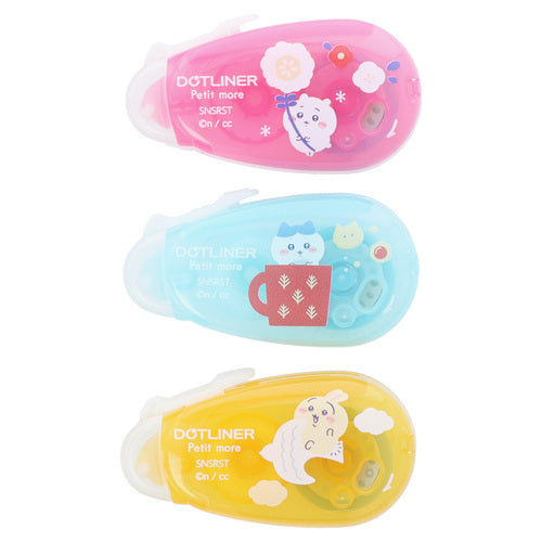 chiikawa|角色可爱修正带3个组|W6mm×長さ10m/3個