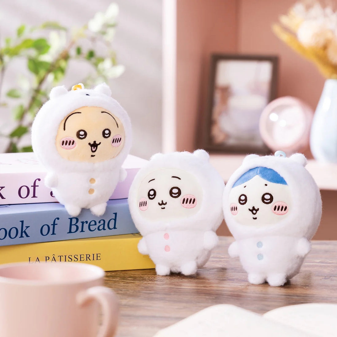 Chiikawa|Nagano pajamas Mascot Holder /Plush Keychain|H120×W100×D70mm approx.