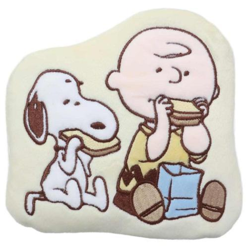 Snoopy|史努比查理吃三明治刺绣笔袋/软萌收纳袋