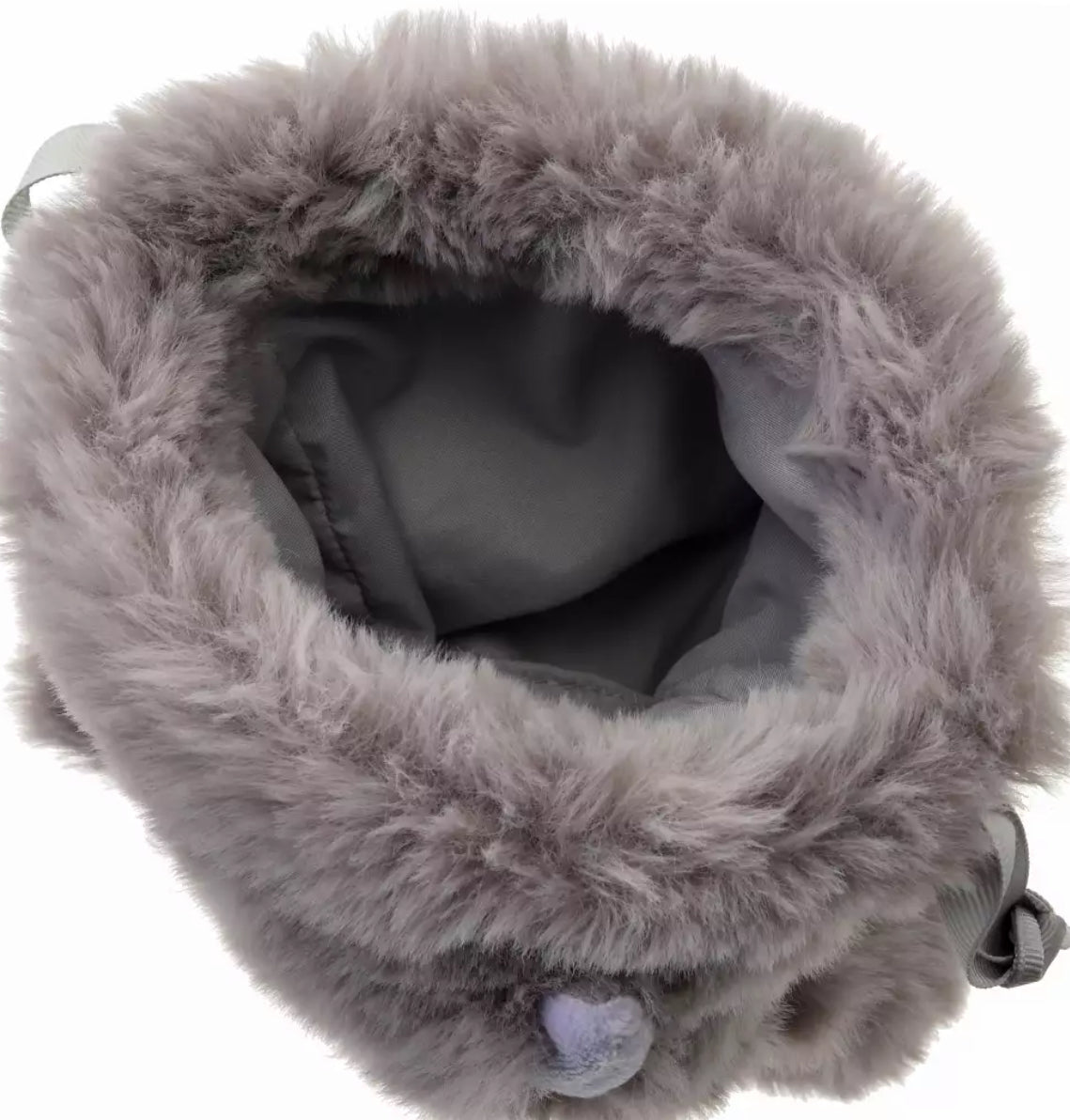 Disney|超好rua柔软拽拽路西法猫巾着/束口袋|縦約18×横17×厚み5(cm)