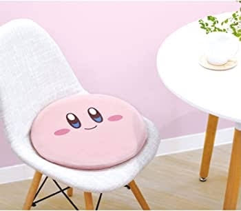 Kirby|可爱角色大脸坐垫/椅垫/汽车坐垫/可拆洗|约D40 x 4.5cm