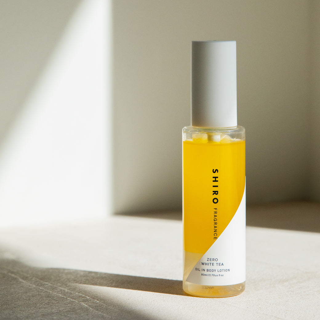 Shiro|北海道ZERO限定WHITE TEA白茶保湿香氛身体油/水油混合/易推开易吸收/嫩嫩软软超好闻/Hydrating Moisturizer|80ml