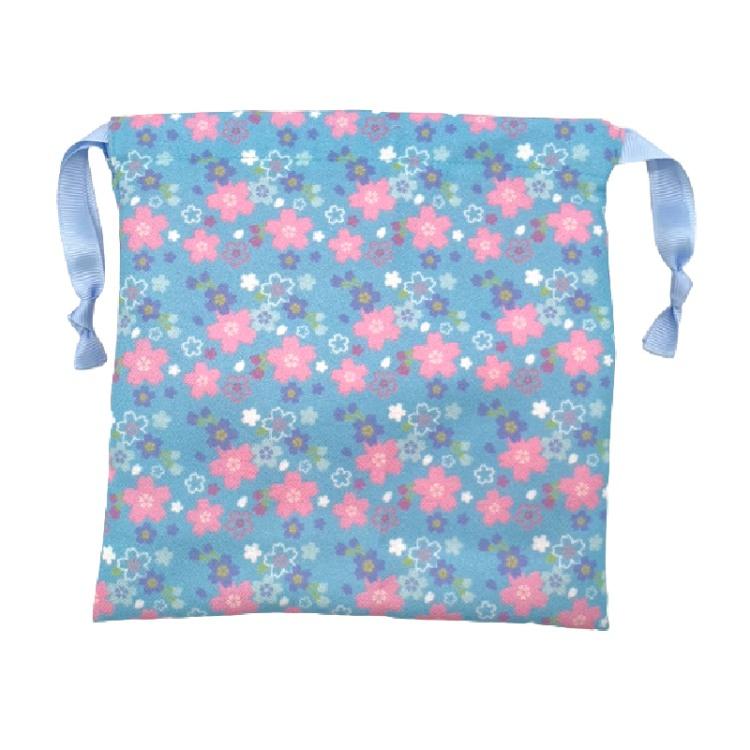 Sanrio|Sakura Kimono Drawstring Pouch|H18×W18×D3cm approx.