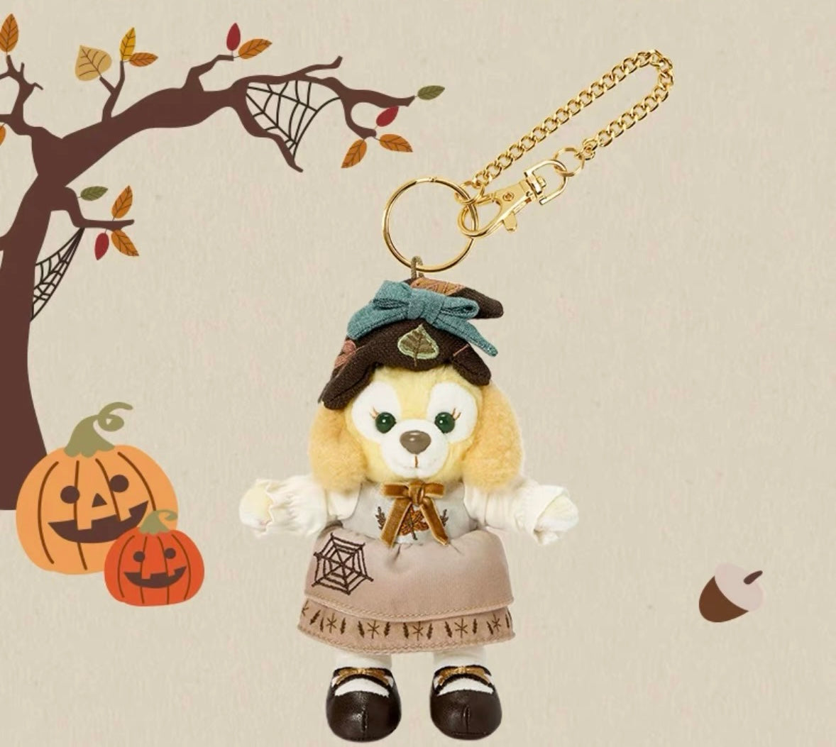 Disney SH|24 Autumn Plush Dolls keychain/ Mascot holder 2024万圣节限定达菲和朋友们系列毛绒挂件