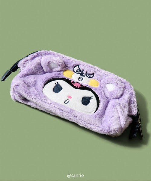 Sanrio|Pencil case Fur Pouch|20 x 12 x 9 cm approx.