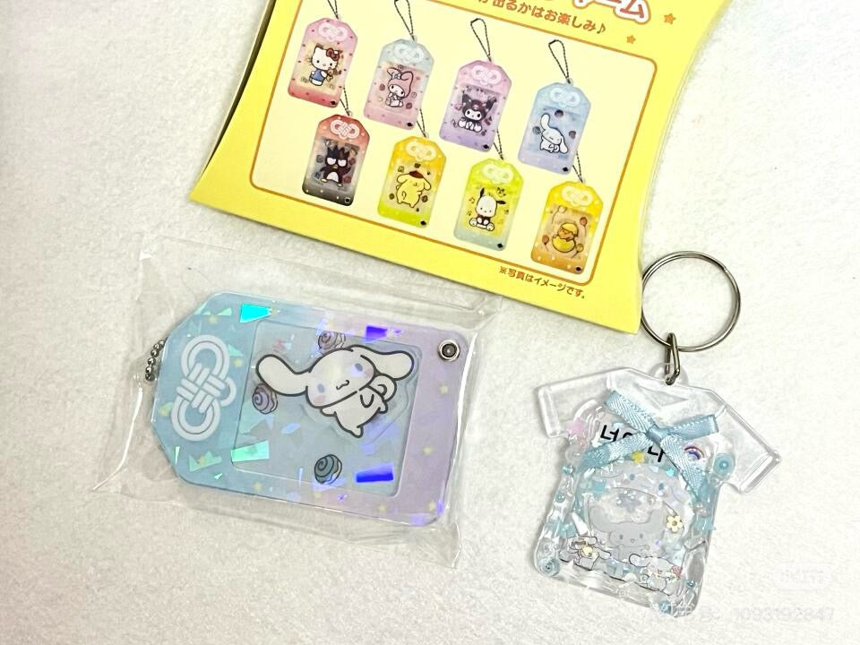 Sanrio三丽鸥|Custom Acrylic Charm Amulet Blind Box新年开运御守偏光亚克力摇摇乐吊饰盲盒/全8种|1枚入