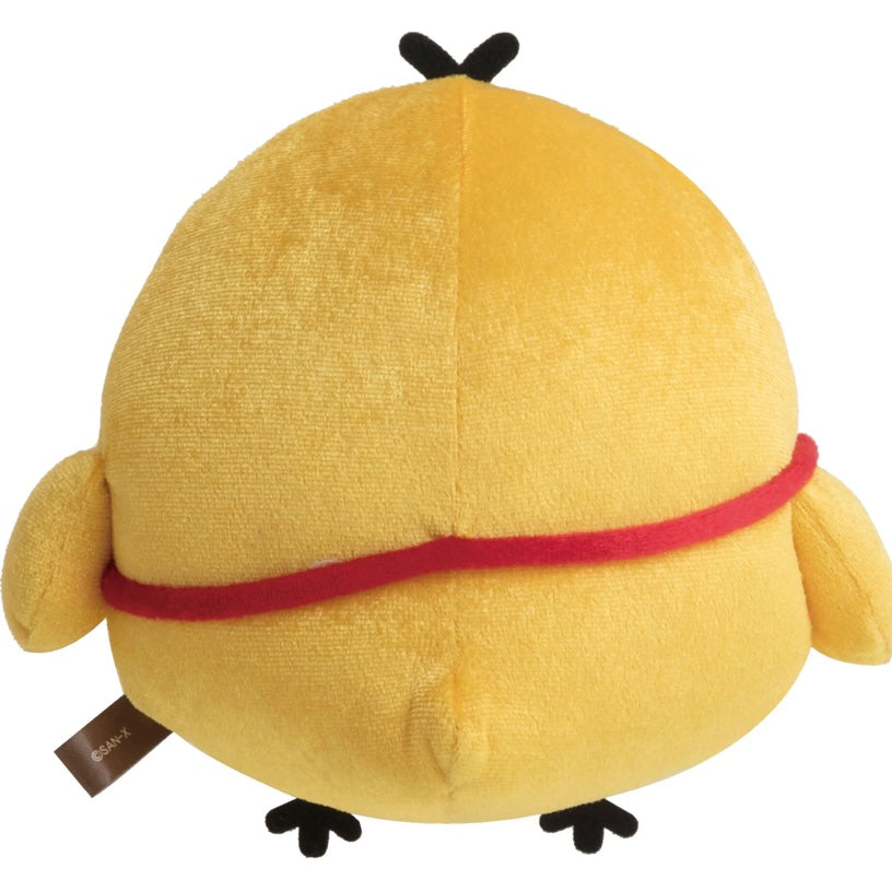 Rilakkuma轻松熊|茶房限定御守寓意金运鼻孔鸡玩偶/公仔|约170×H130mm