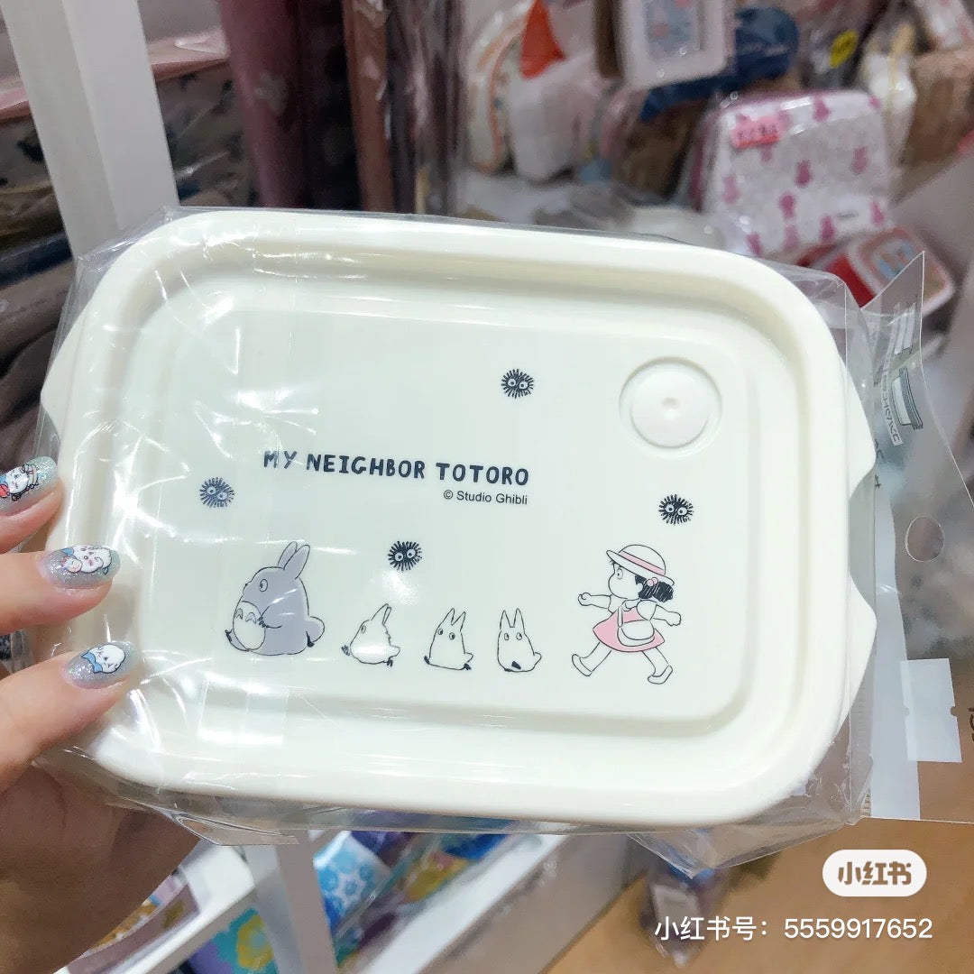 My neighbor totoro|宫崎骏龙猫限定抗菌耐热三个组合式饭盒/餐具/洗碗机/微波炉可用|约540ml /350ml /230ml