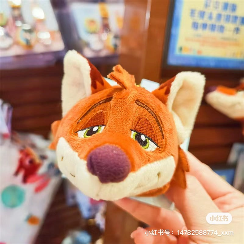 Disney|疯狂动物城尼克朱迪头套挂件