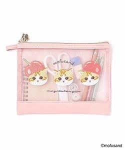 Mofusand|Flat Mesh Pouch|H165×W210×D10mm approx.
