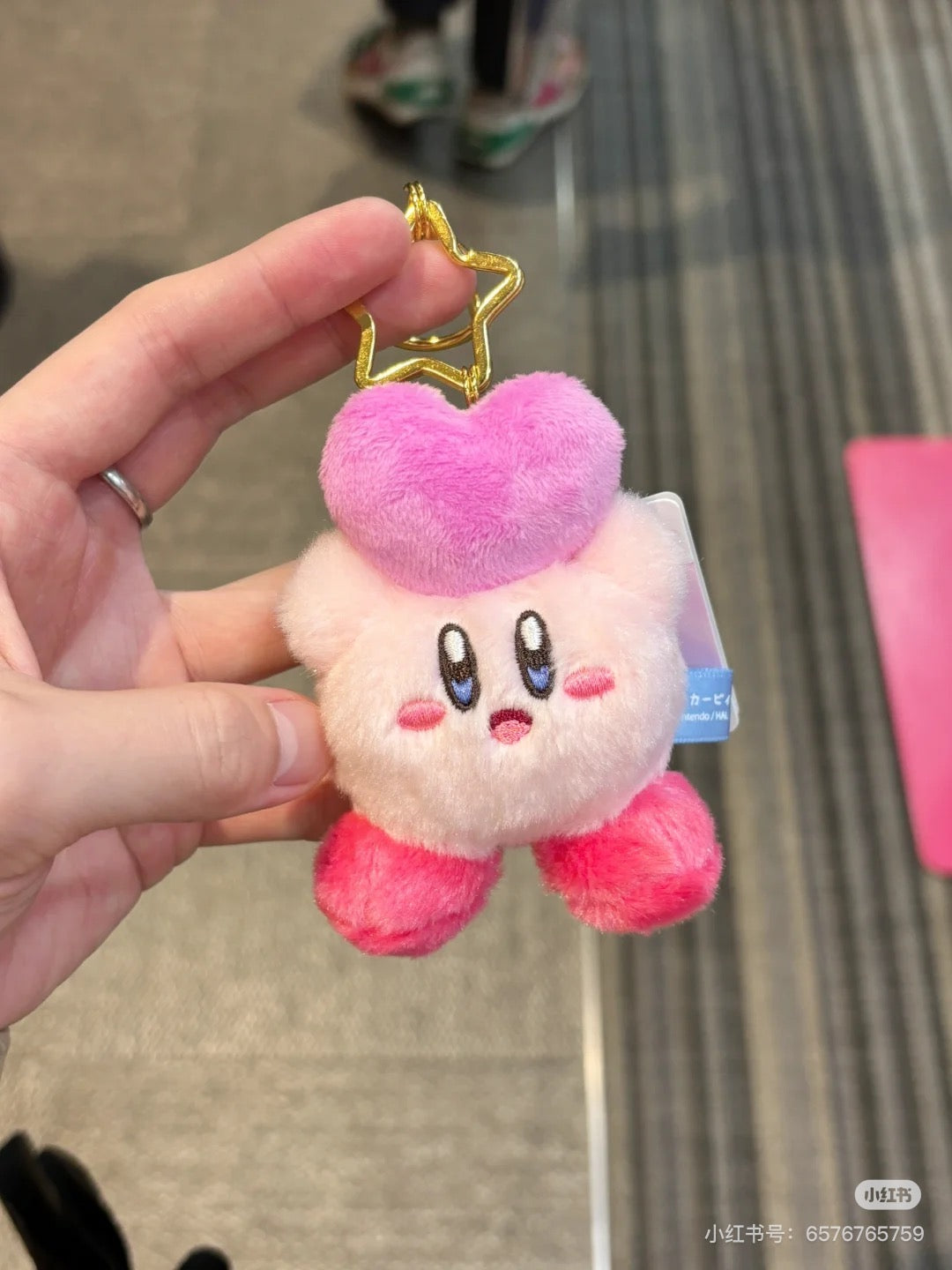 Kirby|Kirby Of The Stars Mascot Holder /Plush Keychain|6×6×5cm approx.