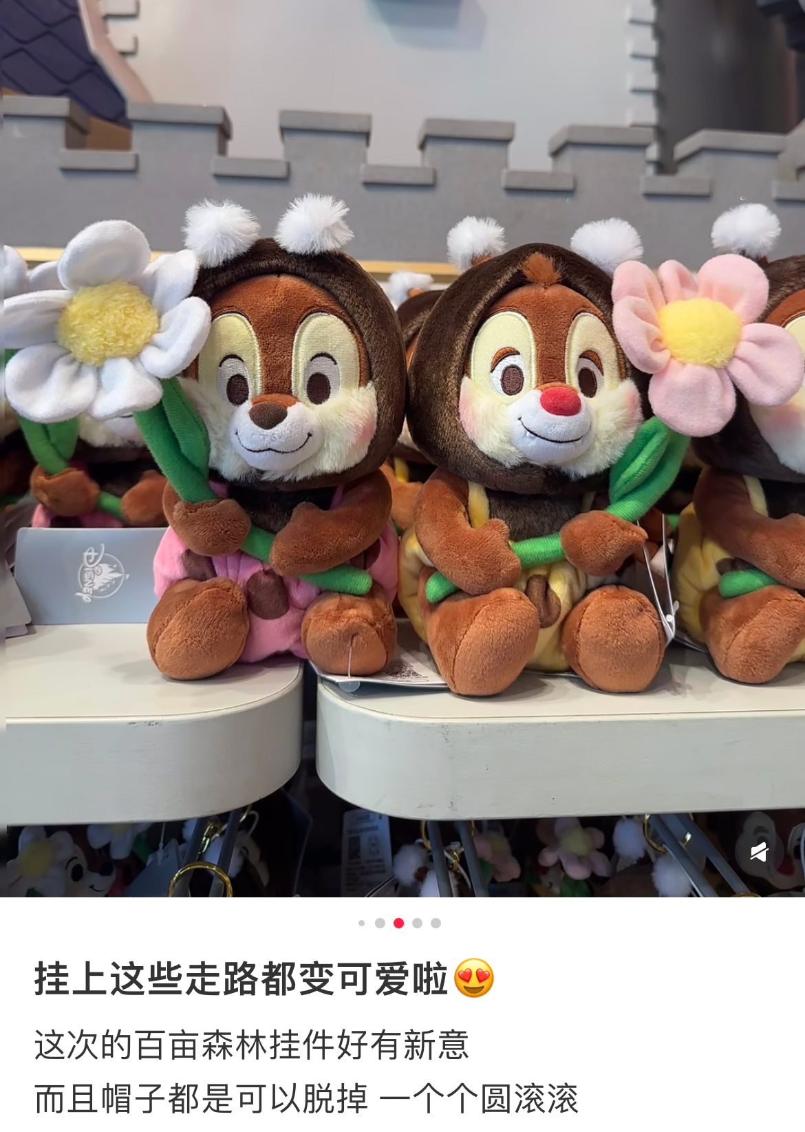 Disney|Flower Garden Plush Dolls/Plush Toy|H32×W18×D20cm approx.
