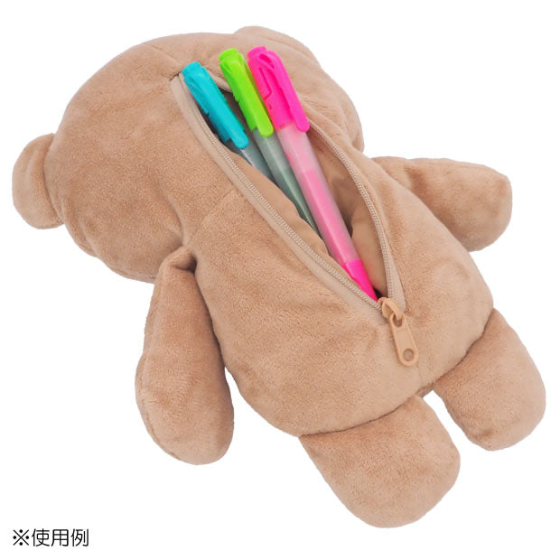 Minions|usj大阪环球影城限定莫兰迪浅色Tim熊大容量笔袋/收纳袋/公仔|約W20cm×H26cm×D8.5cm