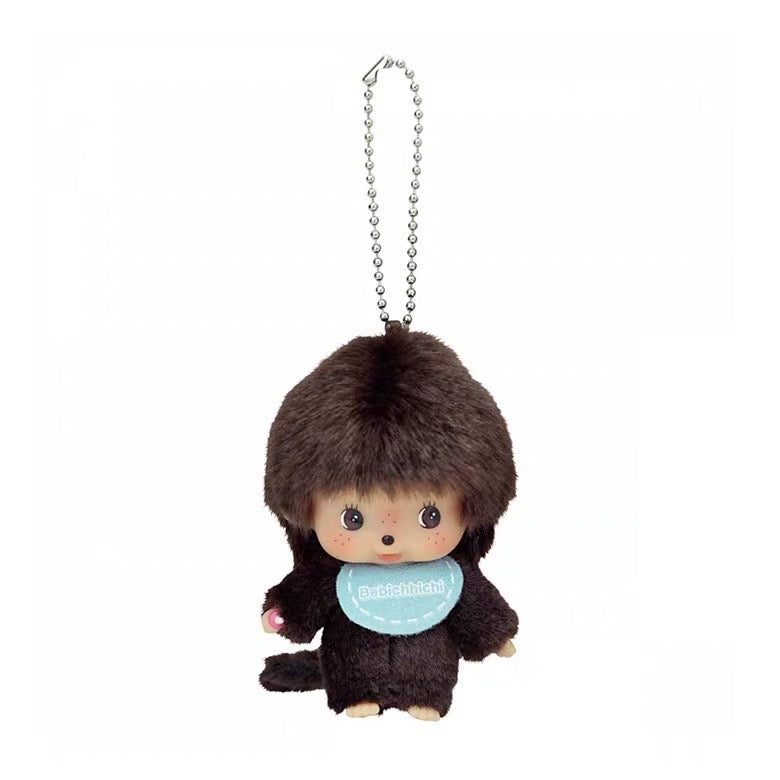 【limit 1】Monchhichi|Big Face Bebichhichi Mascot Holder /Plush Keychain| 9.7 x 5.8 x 4.7 cm approx.