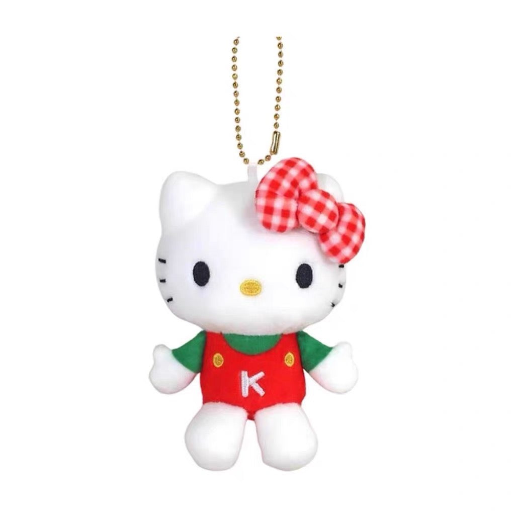 HelloKitty|Sanrio 50th Anniversary Collection Standard Mascot Holder /Plush Keychain| 85x100x45mm approx.