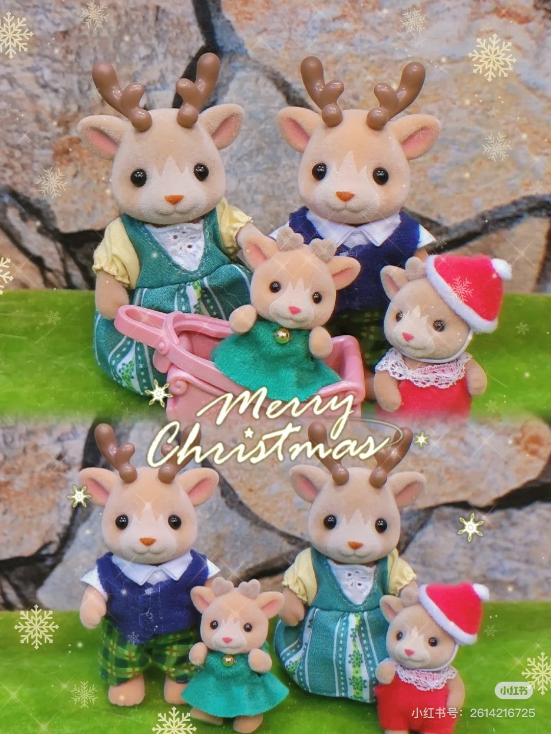 SylvanianFamilies|Reindeer Family 5692
