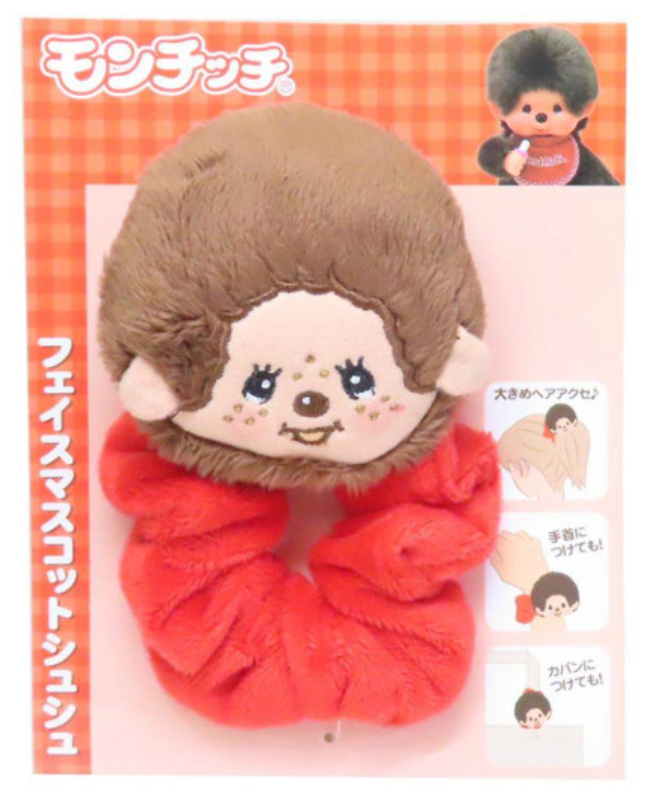 Monchhichi|Mascot Scrunchie|85×85×45mm approx.
