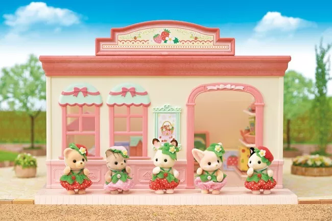 【Elizabeth available, limit 1】SylvanianFamilies| Strawberry Costume Babies set 5 babies Calico Critters Epoch Japan