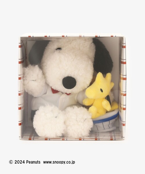 Snoopy史努比|PEANUTS x Afternoon Tea下午茶联名巴黎铁塔系列牛角面包毛绒玩偶套组