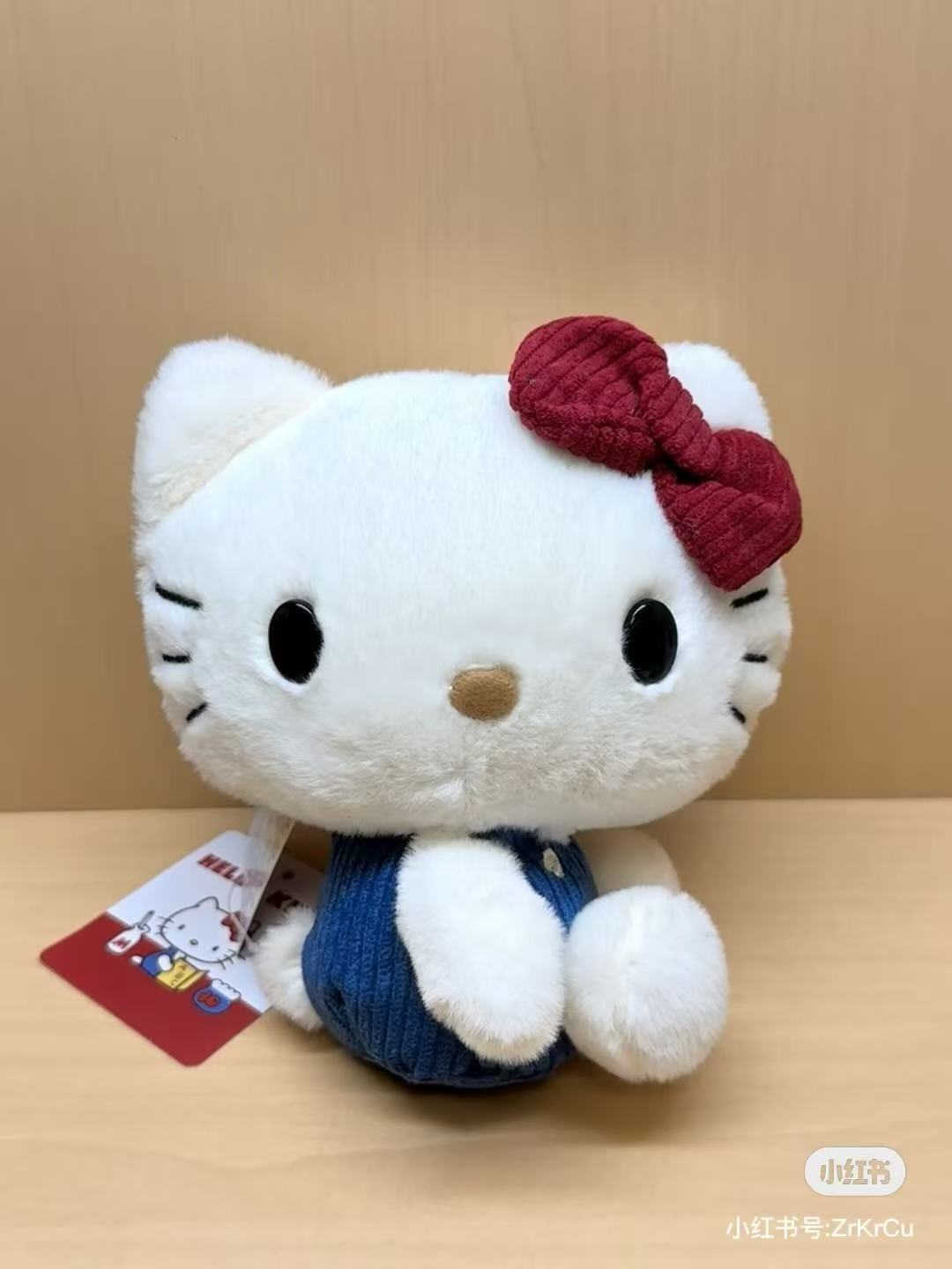 HelloKitty|Classic sitting Plush Dolls/Plush Toy|14.5×10×16cm approx.