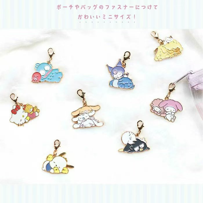 Sanrio|Characters Sleeping Metal Charm mystery bag/blind box/All 8 types|1pcs