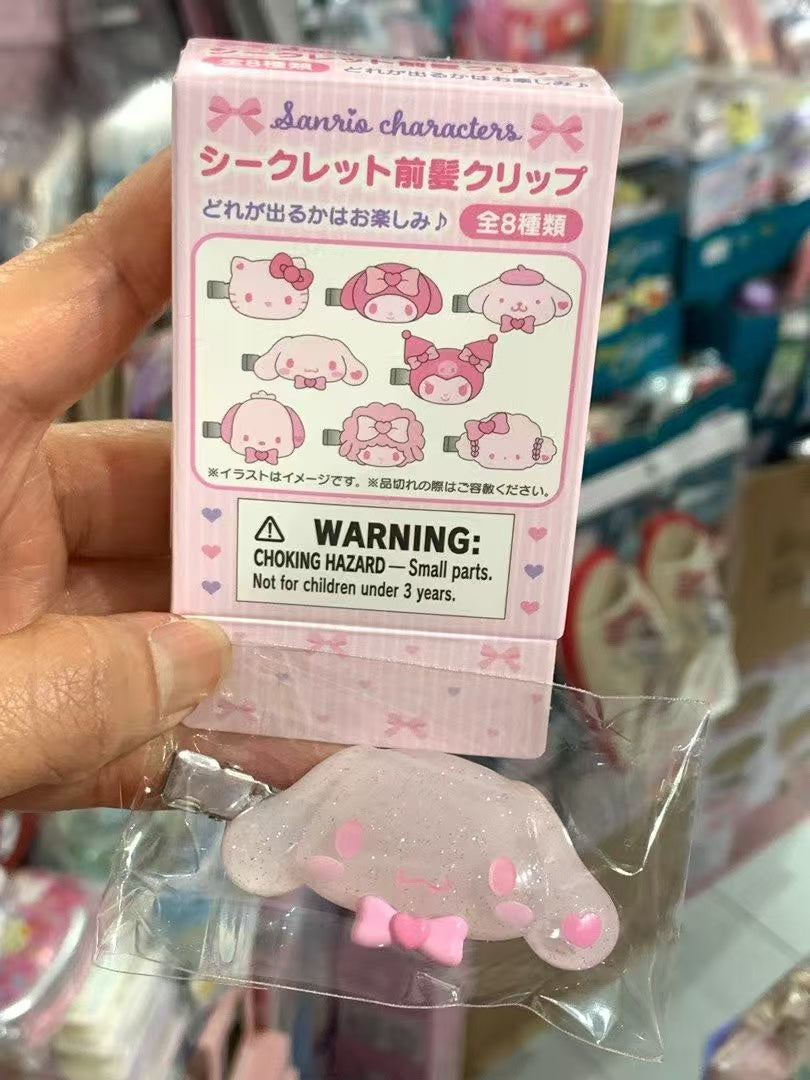 Sanrio|Secret Bangs Clip - Sakura 2025 Blind Box/All 8 types|1pcs
